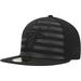 Men's New Era Miami Heat Black on Tonal Flag 59FIFTY Fitted Hat