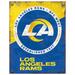 Los Angeles Rams 13" x 20" Two-Tone Established Date Metal Sign