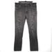 American Eagle Outfitters Jeans | American Eagle Mens' Straight Leg Gray Distressed Denim Jeans Size 34 | Color: Gray | Size: 34