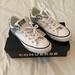 Converse Shoes | Converse White Unisex Sneakers | Color: Black/White | Size: 8