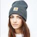 Carhartt Accessories | New Stock Carhartt Grey Hat Beanie *New | Color: Gray/White | Size: Os