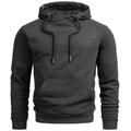 Kapuzenpullover ALESSANDRO SALVARINI "ASRemii" Gr. S (48), grau (dunkelgrau) Herren Pullover Kapuzenpullover