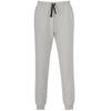 Sweathose TRIGEMA "TRIGEMA Sweathose", Damen, Gr. XL, US-Größen, grau (grau, melange), 70% Baumwolle, 30% Polyester, sportlich, Hosen