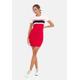 Jerseykleid CIPO & BAXX Gr. L, EURO-Größen, rot (rot, mehrfarbig) Damen Kleider Freizeitkleider