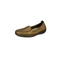 Slipper NATURAL FEET "Aurelia" Gr. 40, goldfarben Damen Schuhe Slip ons