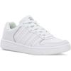 Sneaker K-SWISS "Court Palisades", Gr. 43, weiß (weiß, weiß), Leder, Leder, sportlich, Schuhe