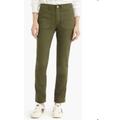 J. Crew Pants & Jumpsuits | J. Crew Vintage Straight Cargo Pant In Olive Slub Sateen | Color: Green | Size: 28