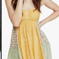 Free People Tops | Free People: Yellow Tube Top Tunic | Color: Yellow | Size: L