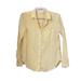 Anthropologie Tops | Anthropologie Cloth And Stone Yellow Linen Button Up Top | Color: Yellow | Size: S