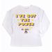 Girls Youth Gameday Couture White ECU Pirates PoweredBy Got the Power Long Sleeve T-Shirt