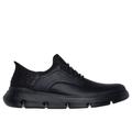 Skechers Men's Slip-ins: Garza - Gervin Slip-On Shoes | Size 14.0 | Black | Leather/Synthetic