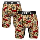 Men's Rock Em Socks Gold New Orleans Saints Gumbo Boxer Briefs