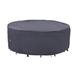 2023 F&J Outdoors Patio Round Table Cover w/ 3 Year Warranty in Gray | 27.5 H x 96 W x 96 D in | Wayfair FJ-US-WFG-H23