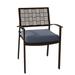 Woodard New Century Stacking Patio Dining Armchair Metal | 33.75 H x 22.5 W x 23.75 D in | Wayfair 930017ST-48-20C/082