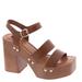 Madden Girl Greenvil - Womens 6 Brown Sandal Medium