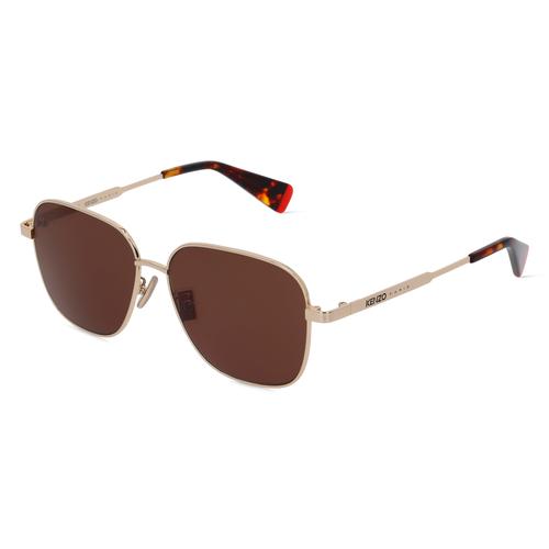 Kenzo KZ40165U Unisex-Sonnenbrille Vollrand Pilot Metall-Gestell, gold