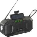 Radio dextérieur Renkforce RF-CR-300 fm, am radio durgence, Bluetooth, sd rechargeable, panneau