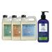 Liquid Hand Soap Refill 1 Pack Basil 1 Pack Geranium 1 Pack Rain water 33 OZ each include 1 12 OZ Bottle of Hand Soap Peppermint & Tea Tree