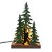 Rustic Metal Bigfoot Accent Lamp - 12.25 X 8 X 4 inches
