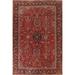 Vegetable Dye Sultanabad Persian Large Rug Hand-Knotted Wool Carpet - 10'6"x 14'8"