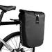 Waterproof Bike Rear Rack Bag 20L Bike Side Storage Bag Laptop Pannier Bag Trunk Rear Seat Carrier Pack Shoulder Bag for Cycling Traveling Riding