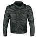 Men s SHADOW Motorcycle Distressed Cowhide Leather Armor Black Jacket Biker L