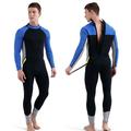 Gecheer 3mm Neoprene Wetsuit for Men Back Zip Full Body Diving Suit for Snorkeling Surfing Diving Swimming