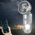 WQJNWEQ Back to School Lights for Outdoor Fans Camping Tent Light with Fan Folding Lighting Strong Light Portable Light Camping Light Fan Outdoor Multi-function Light Birthday Gifts for Women