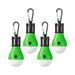 LED Camping Lantern Camping Accessories Hanging Tent Light Bulbs with Clip Hook for Camping Hiking Hurricane Storms Outages Collapsible Batteries Included 7 Packs green greenï¼ŒG172342