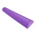 half round foam roller high density eva foam roller half round yoga floating point muscle massage physical rollers fitness equipment balance training non slip arms back neck Violet 90cmx7.5cm