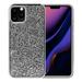 AMZER Rhinestone Diamond Platinum Collection Hybrid Bumper Case for iPhone 11 Pro - Black