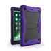 iPad 10.2 Case 2020/2019 Kickstand Solid Impact Protective Multiple Layers New (DFA)for iPad 10.2 Case Purple/Black