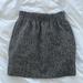 J. Crew Skirts | J. Crew Knit Bucket Skirt | Color: Black/Gray | Size: 0