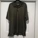 Adidas Shirts | Adidas Golf Grey On Grey Striped Short Sleeve Shirt 2xl Grey Lightweight | Color: Gray | Size: 2xl