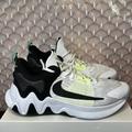 Nike Shoes | Nike Giannis Immortality 2 White/Black/Neon Volt Basketball Shoes Men’s Sz 9.5 | Color: Black/White | Size: 9.5