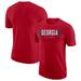 Men's Nike Red Georgia Bulldogs Campus Gametime T-Shirt