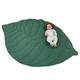 Baby Cotton Crawling Mat, Baby Cotton Crawling Carpet Blanket Leaves Shape Crawling Play Mat, Baby Play Mat Foldable Play Mat for Kids Child Crawling Floor Mat