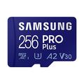 SAMSUNG PRO Plus + Adapter 256GB microSDXC Up to 160MB/s UHS-I, U3, A2, V30, Full HD & 4K UHD Memory Card for Android Smartphones, Tablets, Go Pro and DJI Drone (MB-MD256KA/AM)