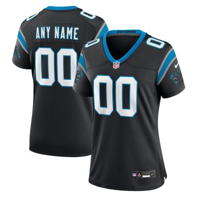 Carolina Panthers Nike Game Heimtrikot - Schwarz - Personalisiert - Damen Image