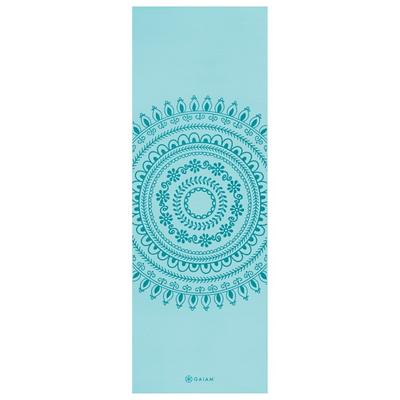 GAIAM - 6 mm Premium Yoga Mat - Yogamatte Gr 61 cm x 173 cm x 0,6 cm blau