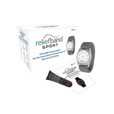 Reliefband Technologies Anti-Nausea and Vomiting Sport Band Gray RBSPT-G