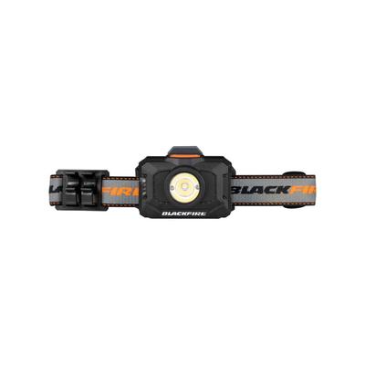 Blackfire-Klein Outdoors Rechargeable LED Headlamp 2-Color 800 Lumens Black BBM6414