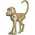 Tierfigur GILDE "Skulptur Monkey" Dekofiguren Gr. B/H/T: 30 cm x 34 cm x 8 cm, goldfarben Tierfiguren