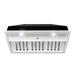 Akicon 34.3" 600 CFM Ducted Insert Range Hood Stainless Steel in White | 13.4 H x 34.3 W x 18.5 D in | Wayfair E90-36-SW-Cool
