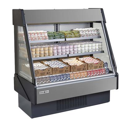 Hydra-Kool KGL-RM-60-S 60 5/8" Horizontal Open Air Cooler w/ 3 Levels, 115v, Silver