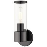 1 Light Black Chrome ADA Single Sconce