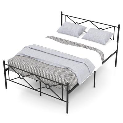 Costway Full/Queen Size Metal Platform Bed Frame w...