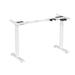 Inbox Zero Izzet Standing Desk, adjustable desk, home office desk Metal in White | 42 W x 9 D in | Wayfair 6F83D11F77AA45D78CB67BA718C3027C
