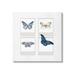 Gracie Oaks Cottage Retro Film Butterflies by Karen Smith - Wrapped Canvas Graphic Art Canvas in Blue/Gray/White | 17 H x 17 W x 1.5 D in | Wayfair