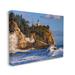 Stupell Industries Rolling Sea Waves Lighthouse Cliff by Rick Berk - Wrapped Canvas Photograph Canvas in White | 36 H x 48 W x 1.5 D in | Wayfair